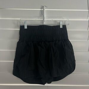 Free People Movement Black Way Home Shorts